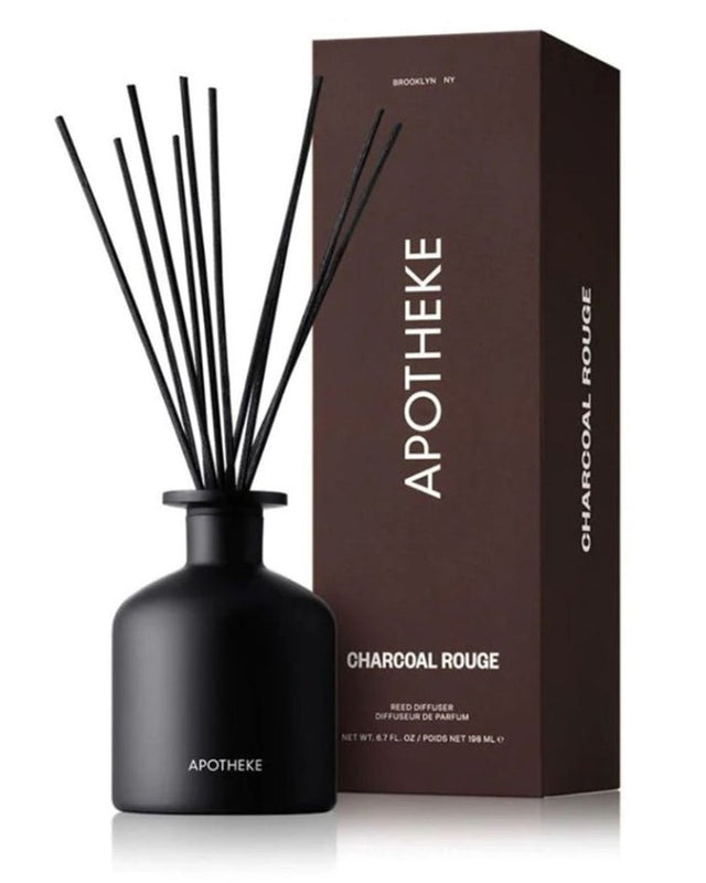 CHARCOAL ROUGE REED DIFFUSER by APOTHEKE | HOME FRAGRANCE