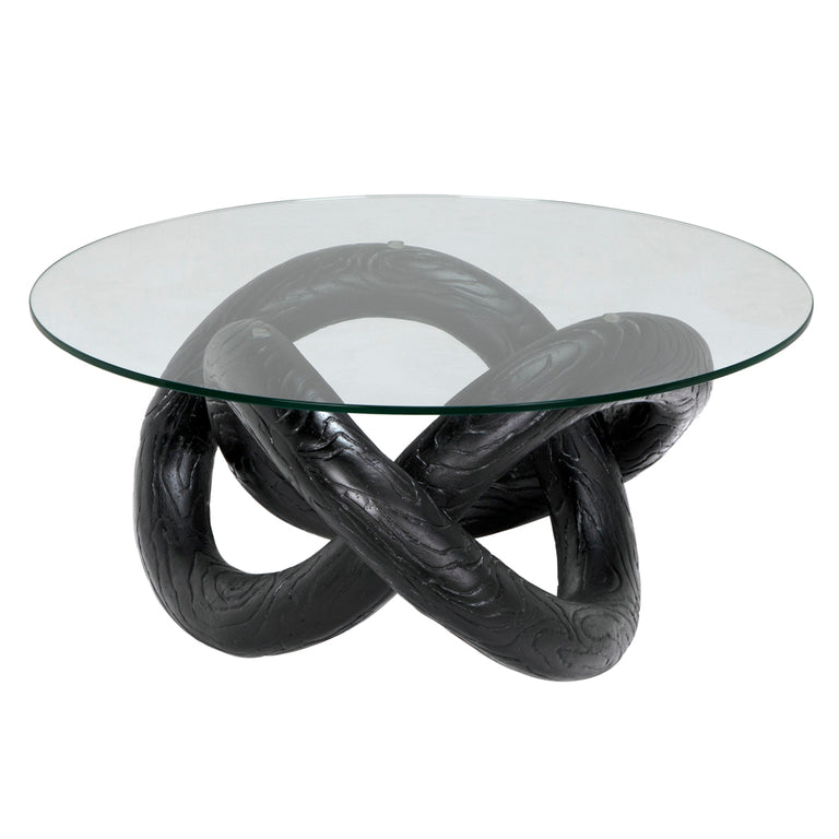 PHOBOS COFFEE TABLE WITH GLASS | TABLE