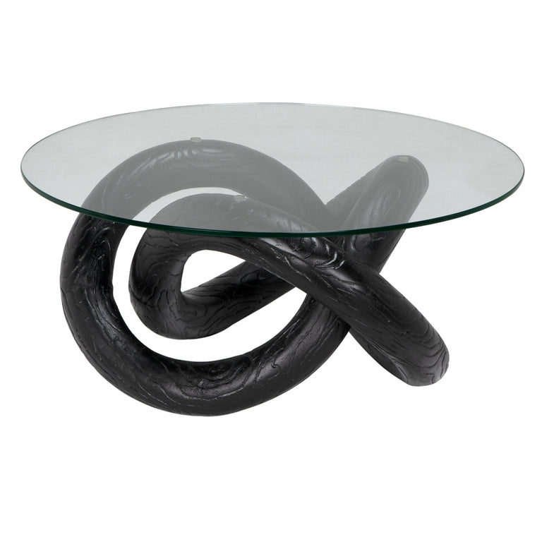 PHOBOS COFFEE TABLE WITH GLASS | TABLE