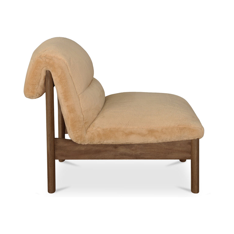 PIERCE ACCENT CHAIR FAUX FUR