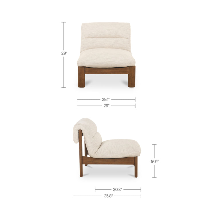 PIERCE ACCENT CHAIR FAUX FUR