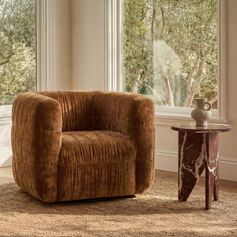 ROBSON SWIVEL CHAIR DARK GREEN