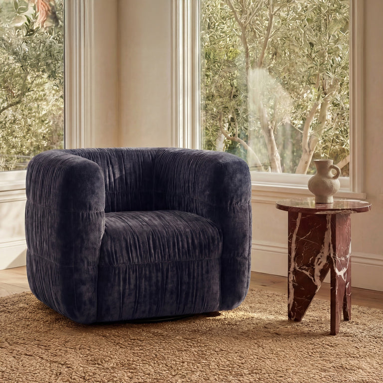 ROBSON SWIVEL CHAIR DARK GREEN
