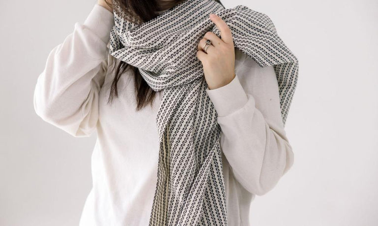 AARON HANDWOVEN ETHIOPIAN COTTON SCARF | APPAREL