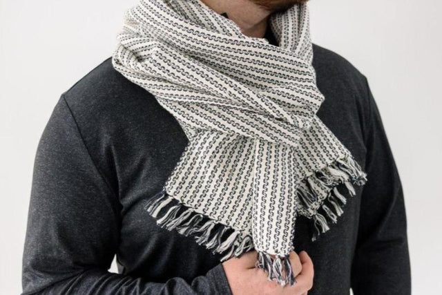 AARON HANDWOVEN ETHIOPIAN COTTON SCARF | APPAREL