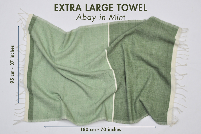 ABAY HANDWOVEN ETHIOPIAN COTTON BEACH TOWEL | BATH