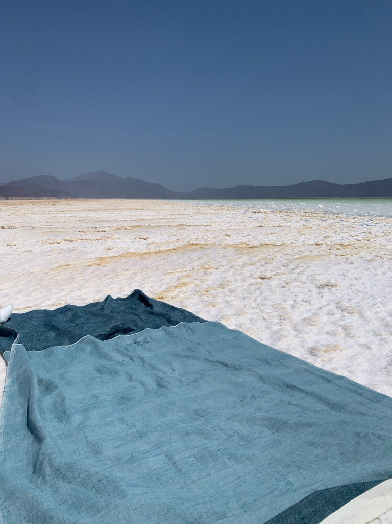 ABAY HANDWOVEN ETHIOPIAN COTTON BEACH TOWEL | BATH