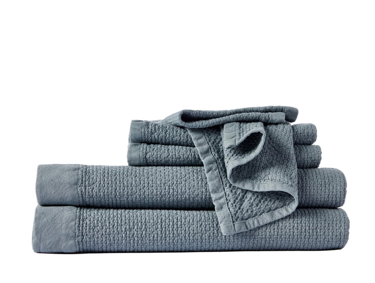 ADRIATIC ORGANIC TOWELS - SET OF 6 | BATH TOWELS