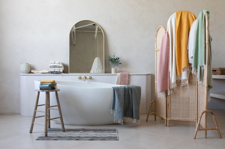 ALMAZ HANDWOVEN ETHIOPIAN COTTON BATH TOWEL | BATH