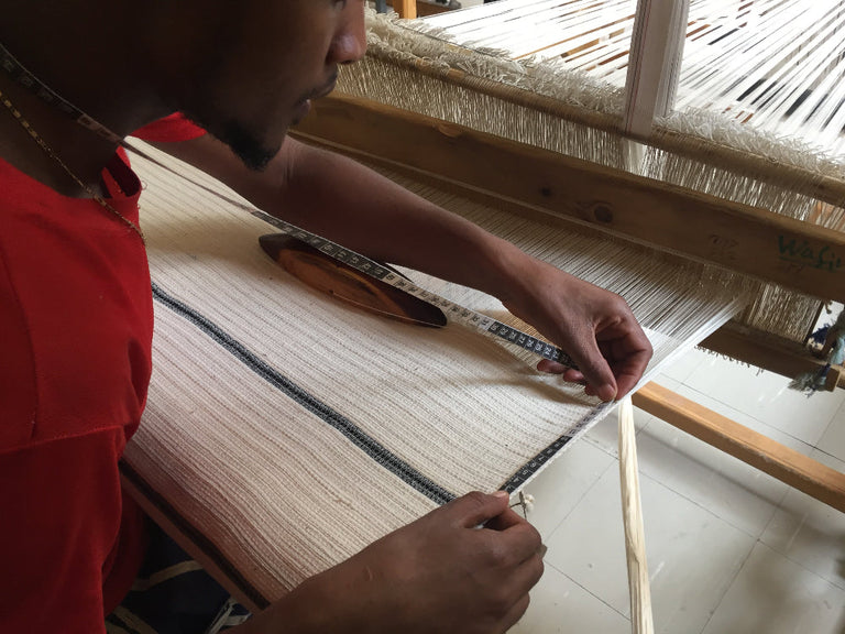WARI HANDWOVEN ETHIOPIAN COTTON WAFFLE BATH TOWEL | BATH