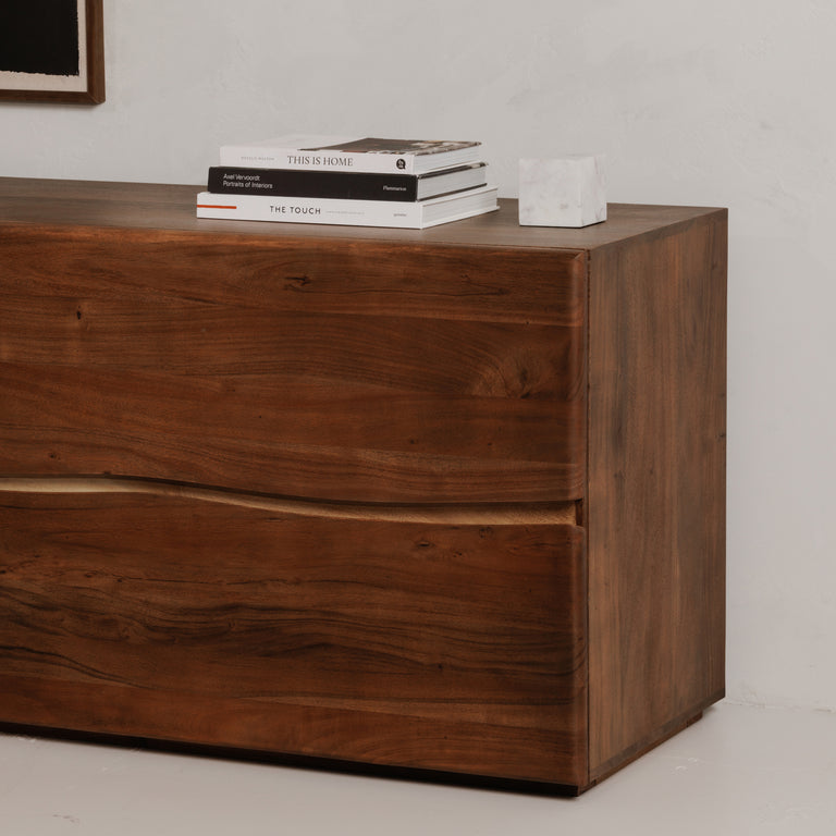 WATSON 4 DRAWER DRESSER BROWN