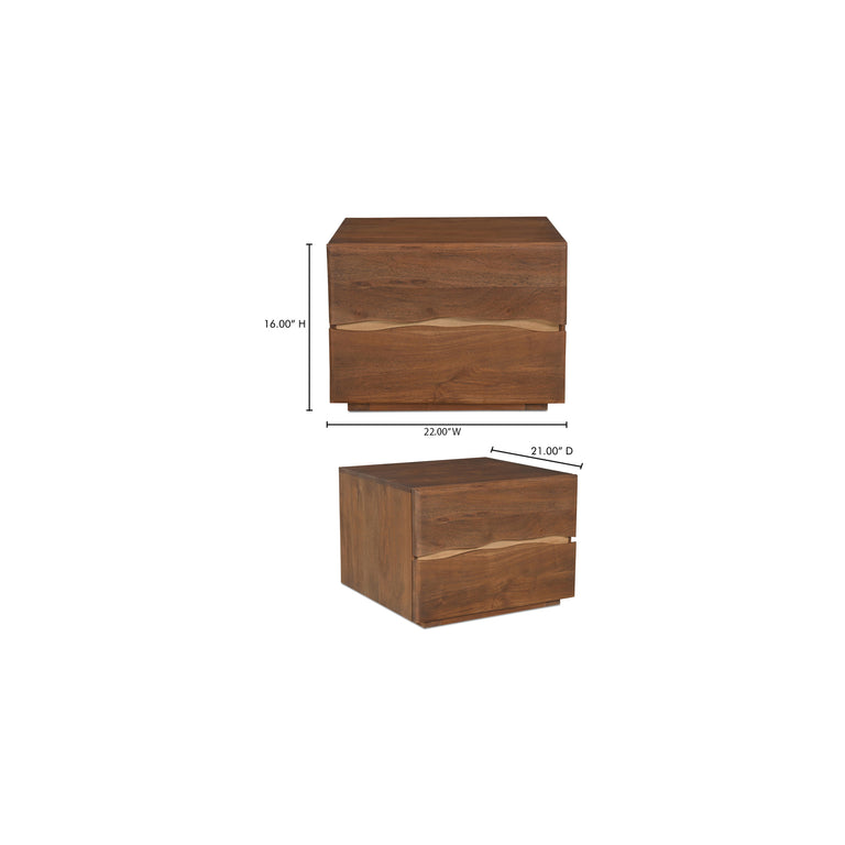 WATSON NIGHTSTAND BROWN
