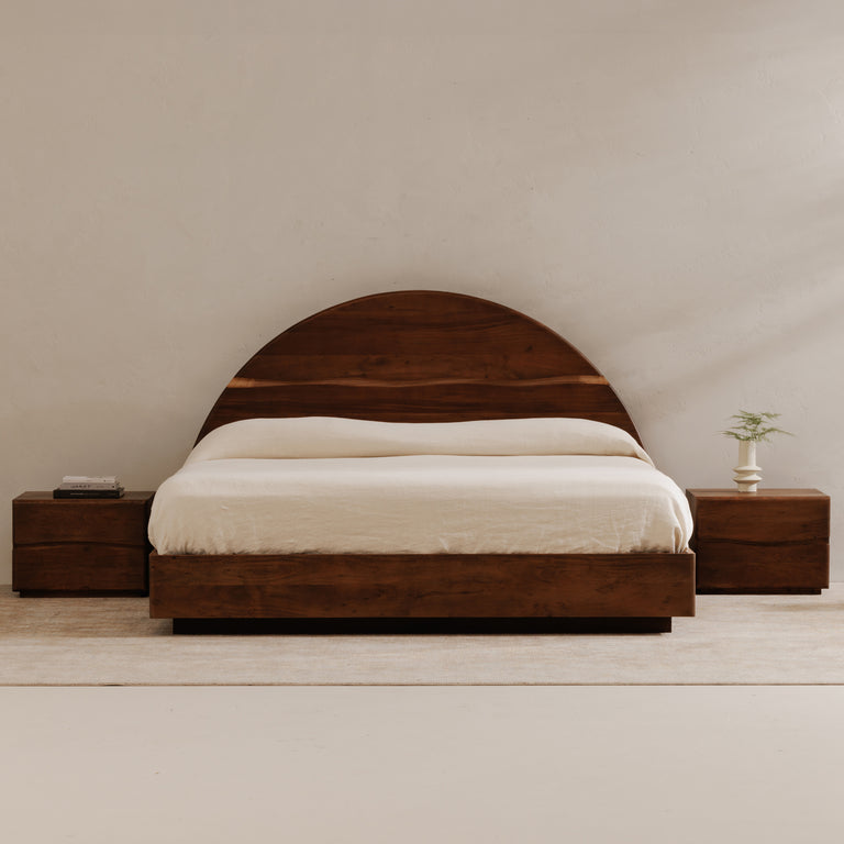 WATSON KING BED BROWN