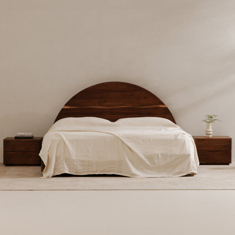 WATSON KING BED BROWN
