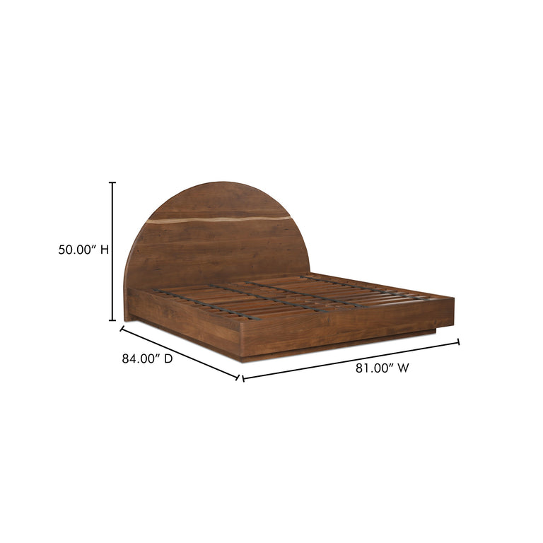 WATSON KING BED BROWN