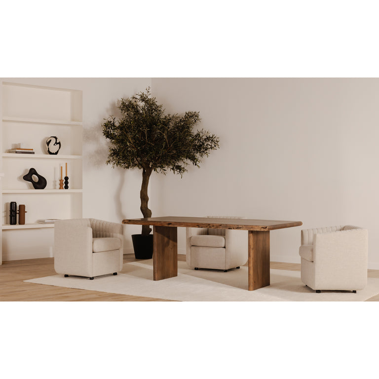 LILA LARGE DINING TABLE BROWN