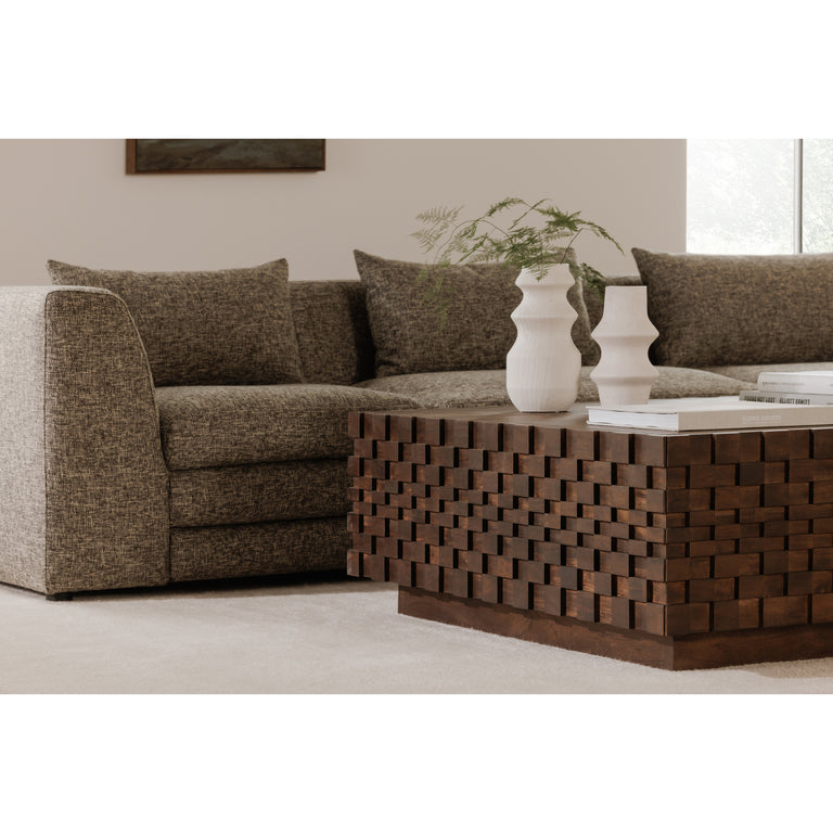 EASTON STORAGE COFFEE TABLE BROWN