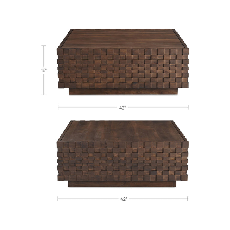 EASTON STORAGE COFFEE TABLE BROWN
