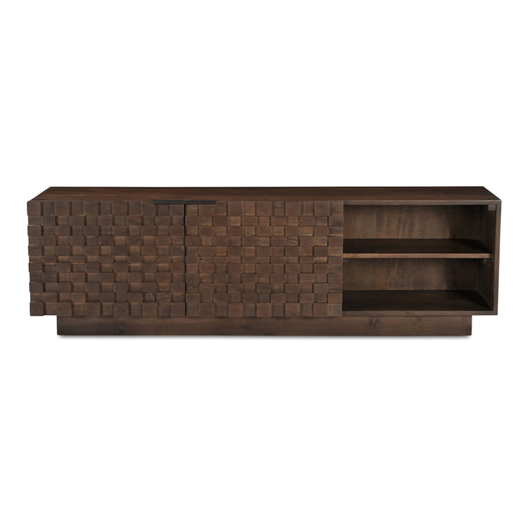 EASTON MEDIA CABINET BROWN