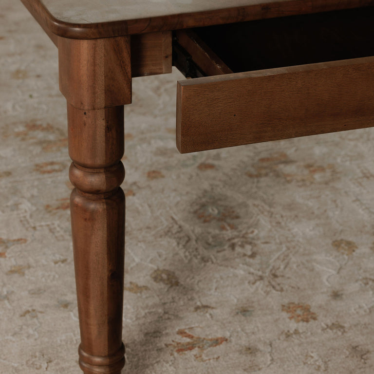 RUSSET DINING TABLE BROWN