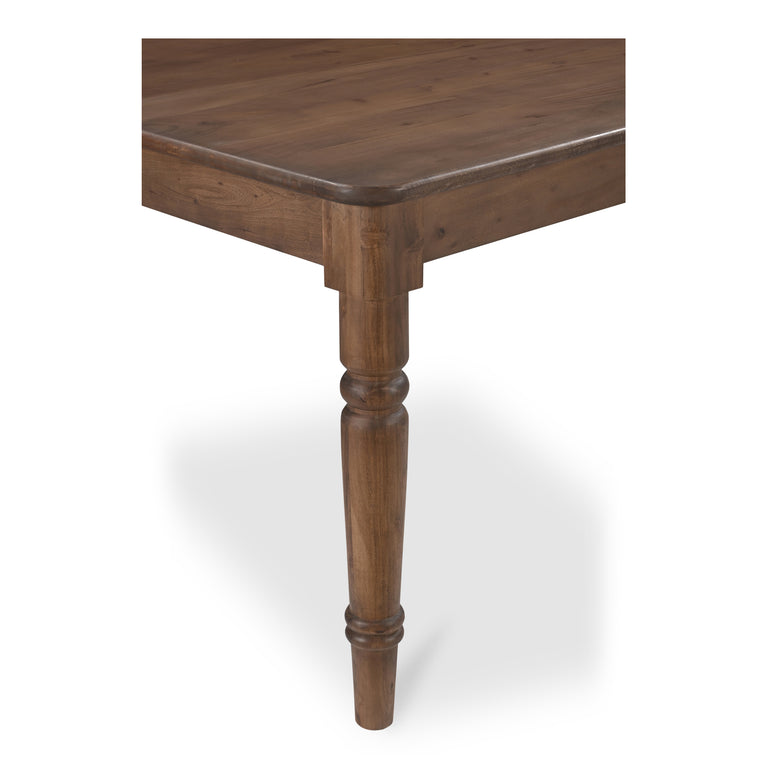 RUSSET DINING TABLE BROWN