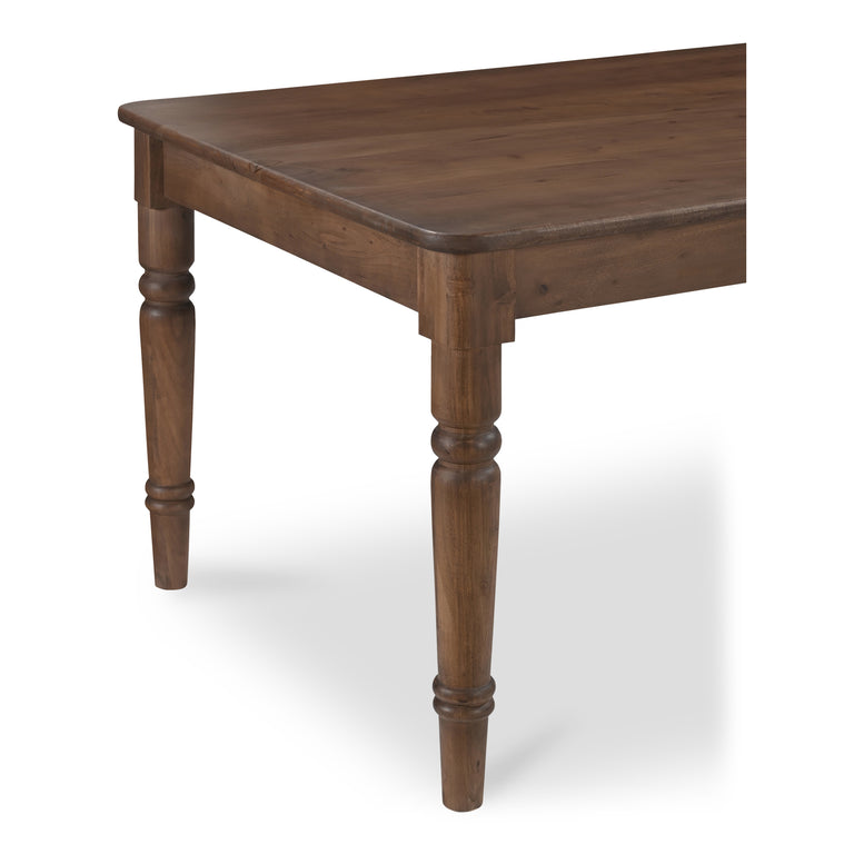 RUSSET DINING TABLE BROWN