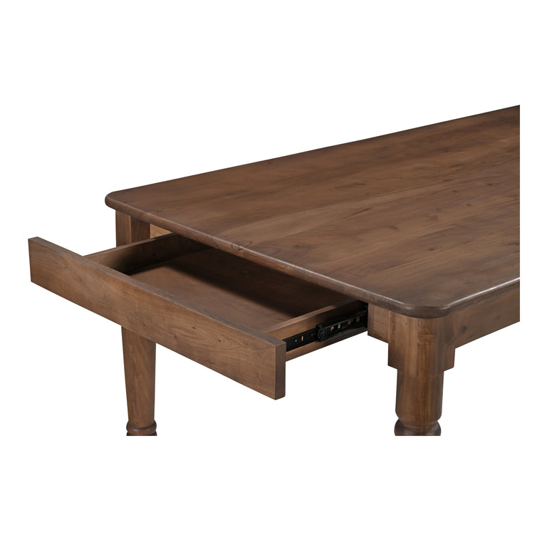 RUSSET DINING TABLE BROWN