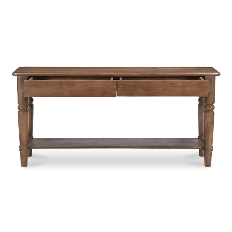 RUSSET CONSOLE TABLE BROWN