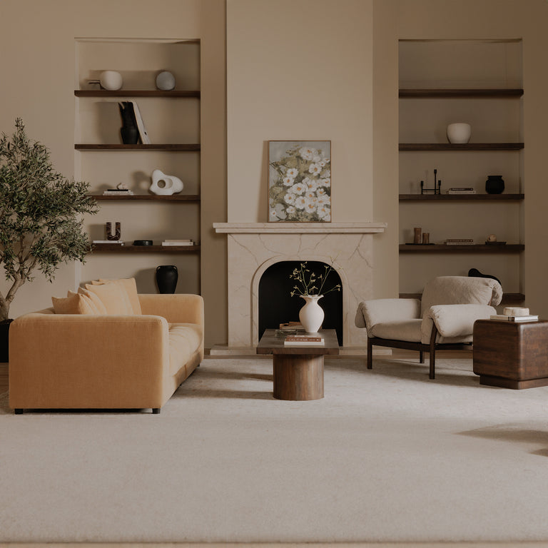 HADLEY COFFEE TABLE WARM BROWN