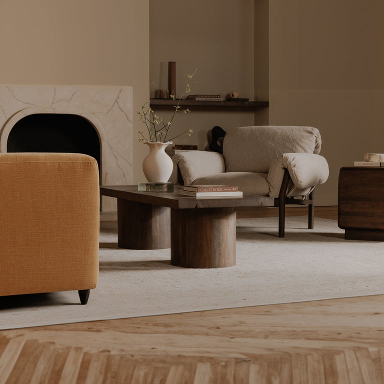 HADLEY COFFEE TABLE WARM BROWN