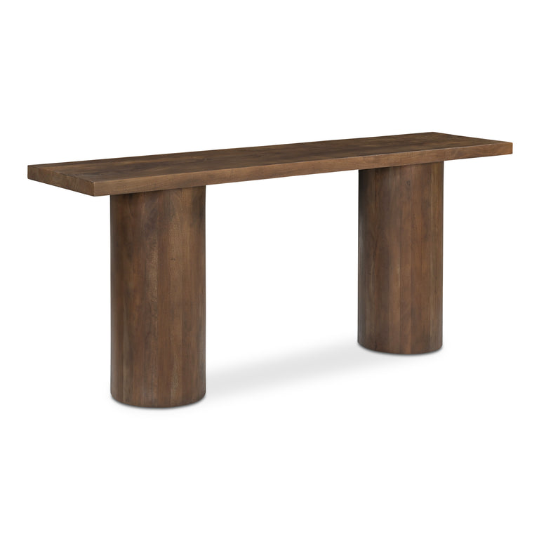HADLEY CONSOLE TABLE WARM BROWN