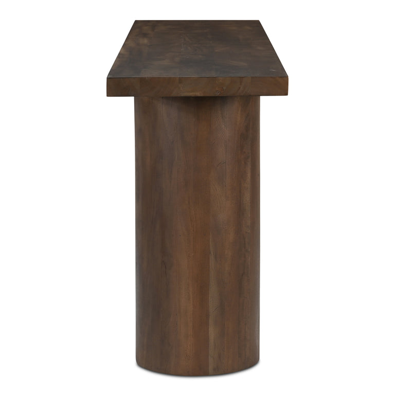 HADLEY CONSOLE TABLE WARM BROWN