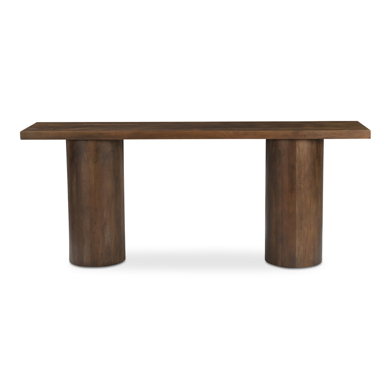 HADLEY CONSOLE TABLE WARM BROWN