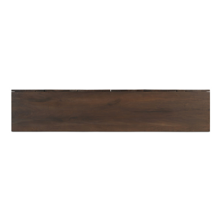 HADLEY MEDIA UNIT WARM BROWN