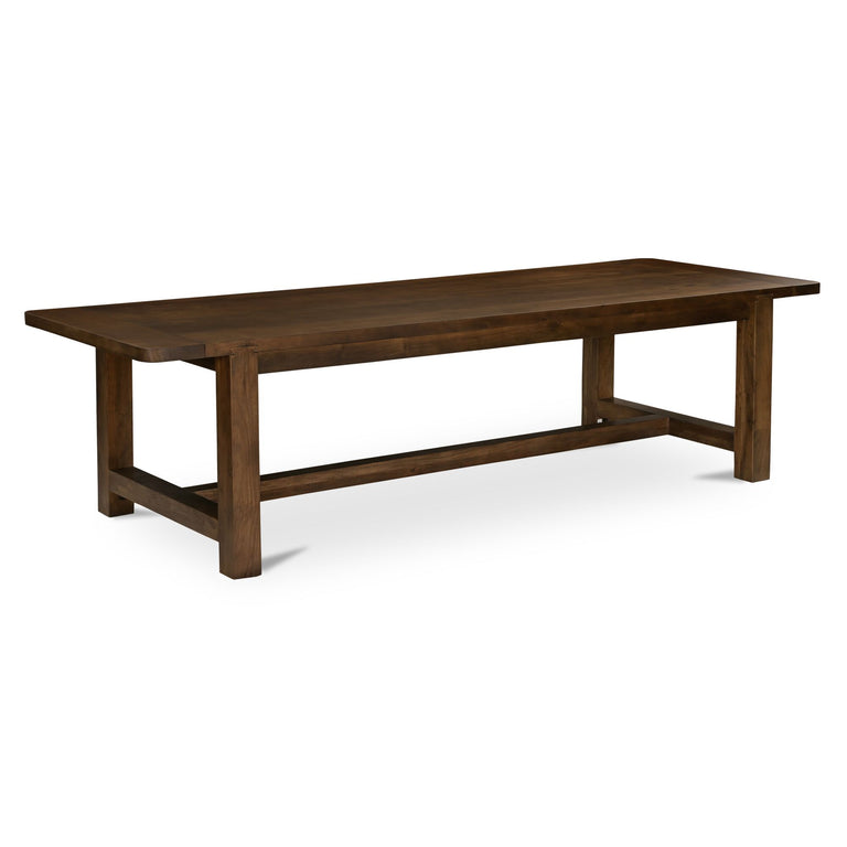 WILSON DINING TABLE LARGE WARM BROWN
