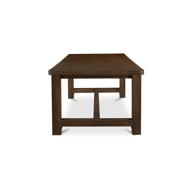 WILSON DINING TABLE LARGE WARM BROWN