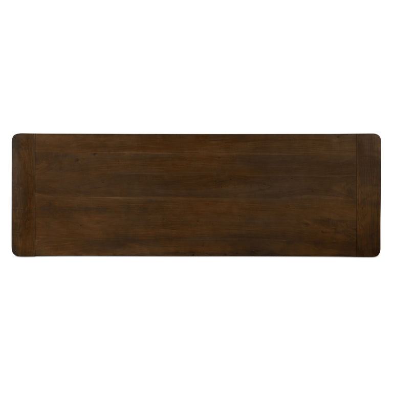 WILSON DINING TABLE LARGE WARM BROWN