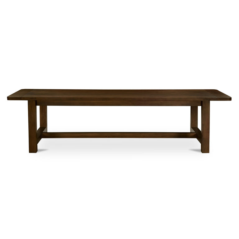 WILSON DINING TABLE LARGE WARM BROWN