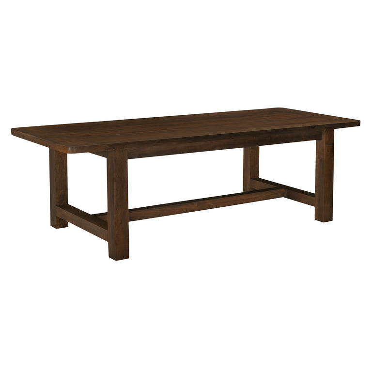 WILSON DINING TABLE LARGE WARM BROWN
