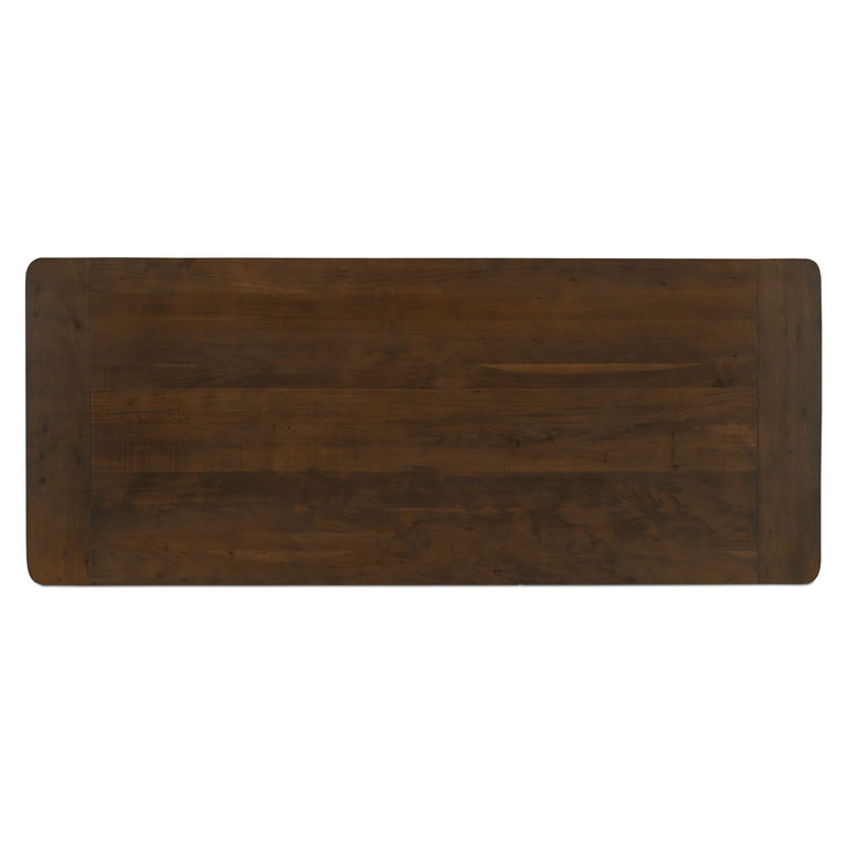 WILSON DINING TABLE LARGE WARM BROWN