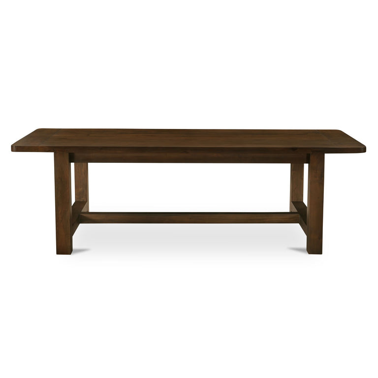 WILSON DINING TABLE LARGE WARM BROWN