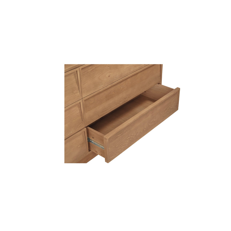HUDSON 6 DRAWER DRESSER NATURAL