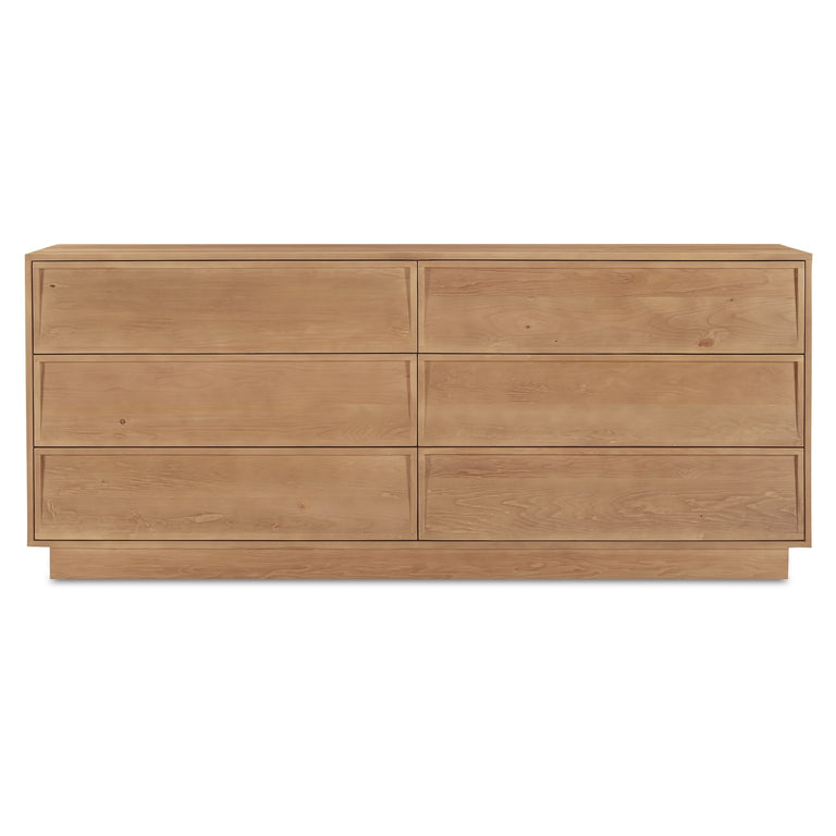 HUDSON 6 DRAWER DRESSER NATURAL