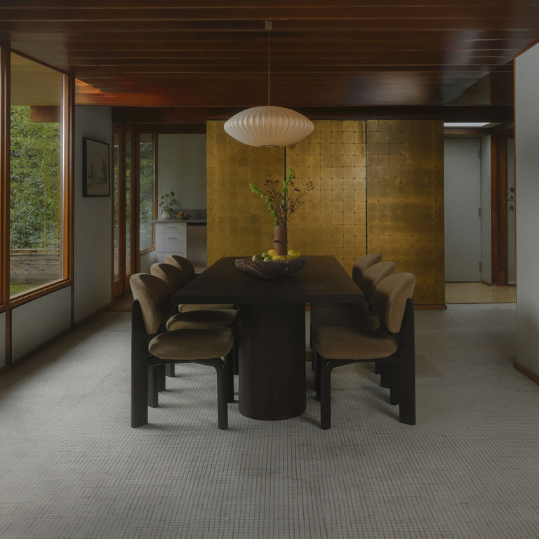 HADLEY DINING TABLE LARGE WARM BROWN