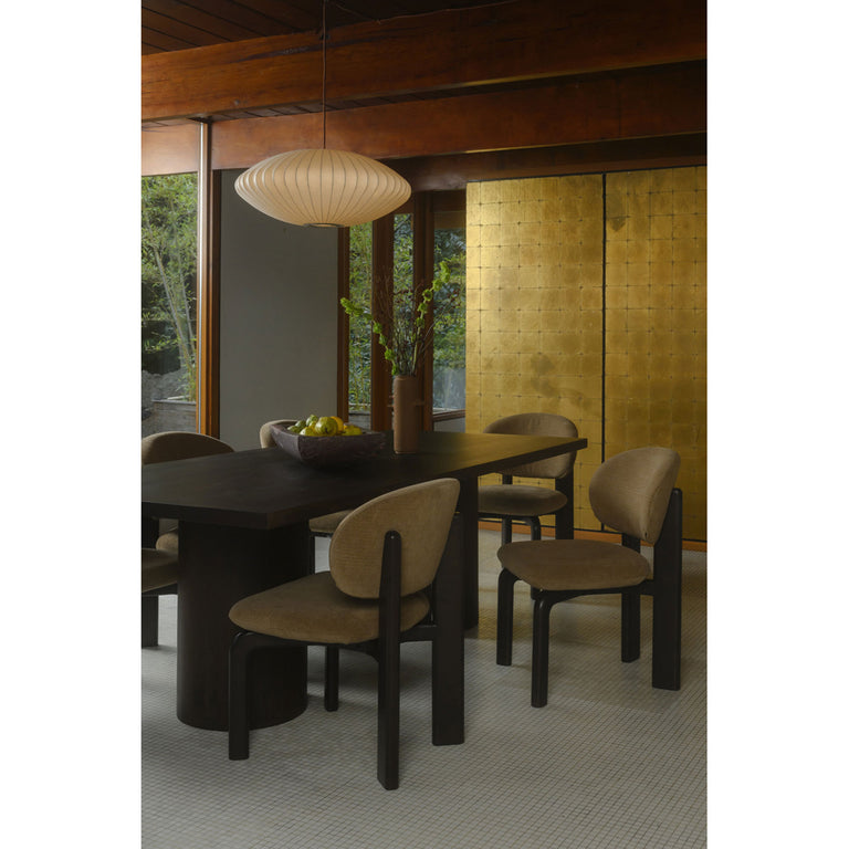 HADLEY DINING TABLE LARGE WARM BROWN
