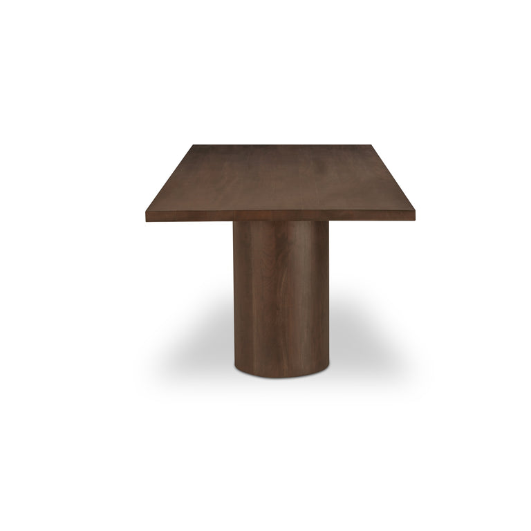 HADLEY DINING TABLE LARGE WARM BROWN