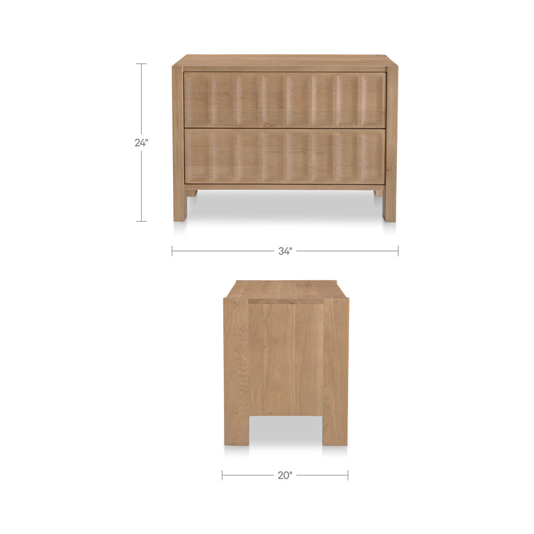 ROLAND NIGHTSTAND BROWN