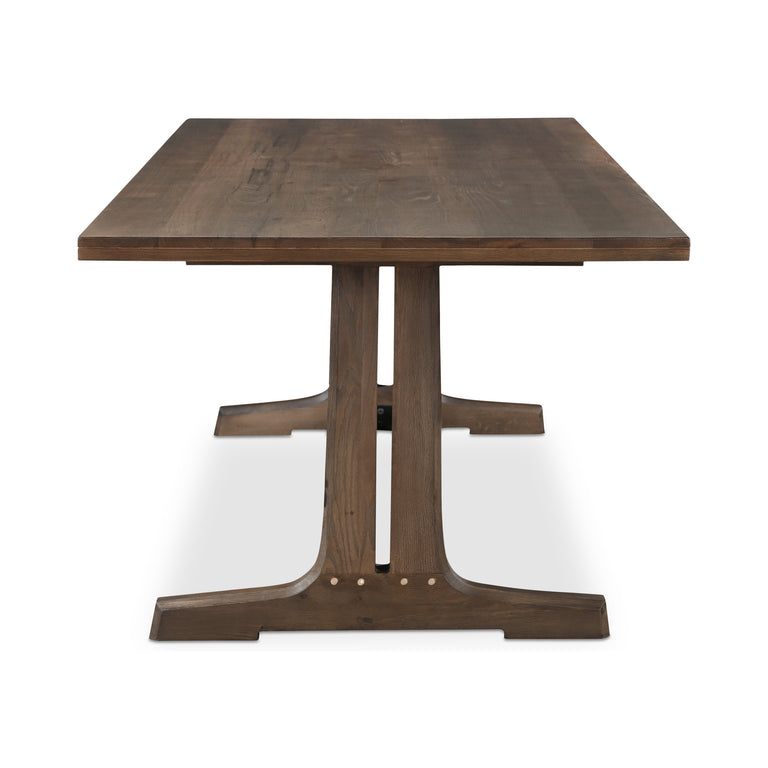 SAMUEL DINING TABLE DARK BROWN