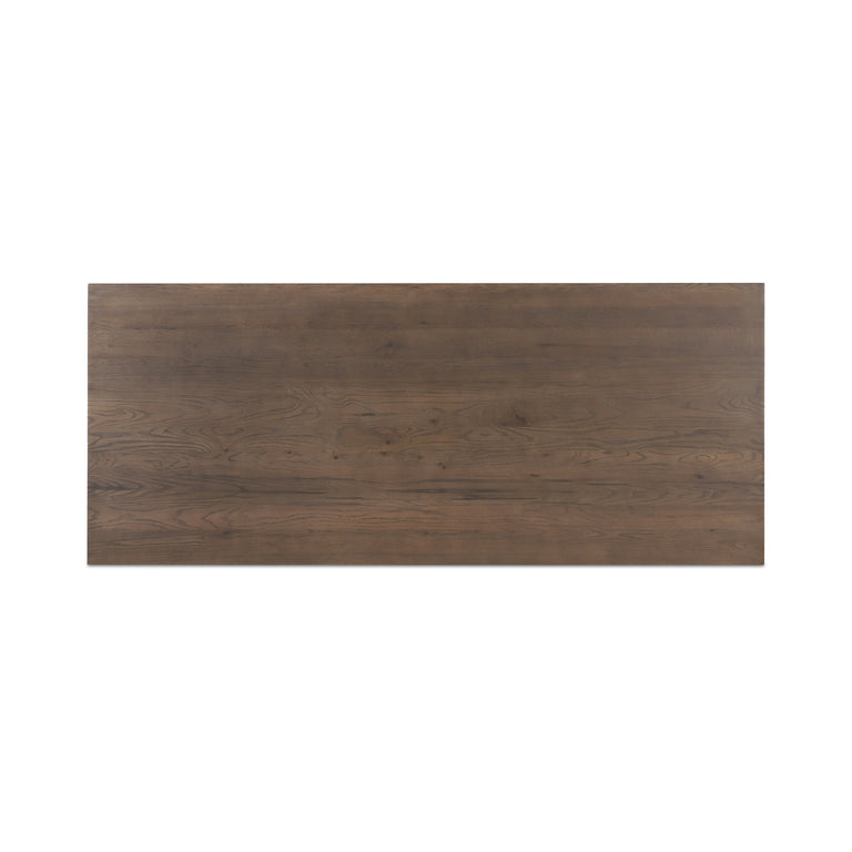 SAMUEL DINING TABLE DARK BROWN