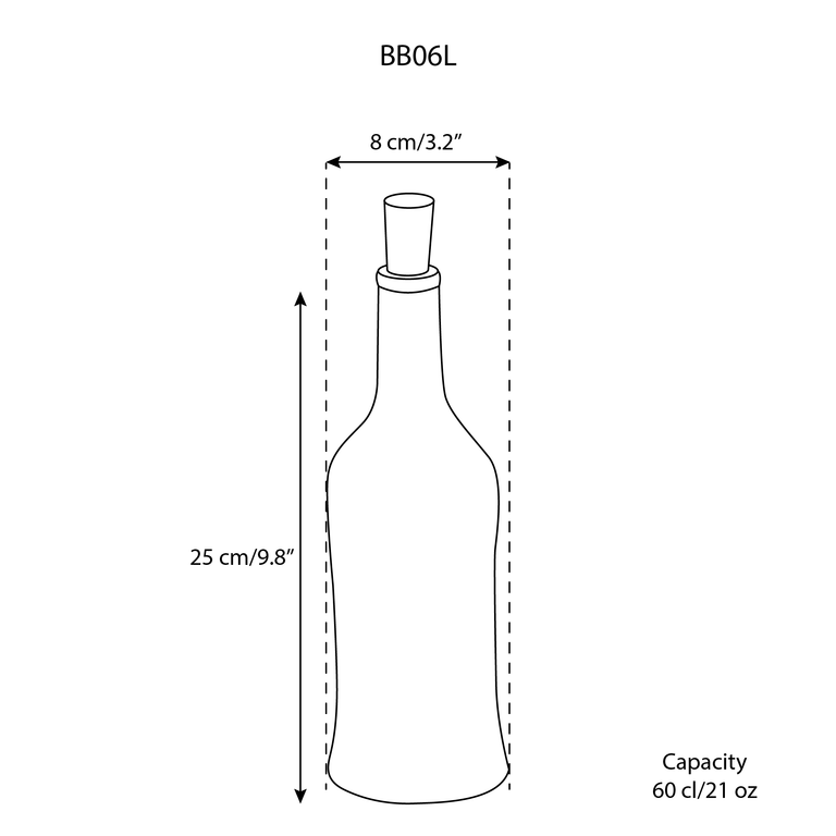 Stoneware Olive Oil Dispenser - Brutto 21 oz